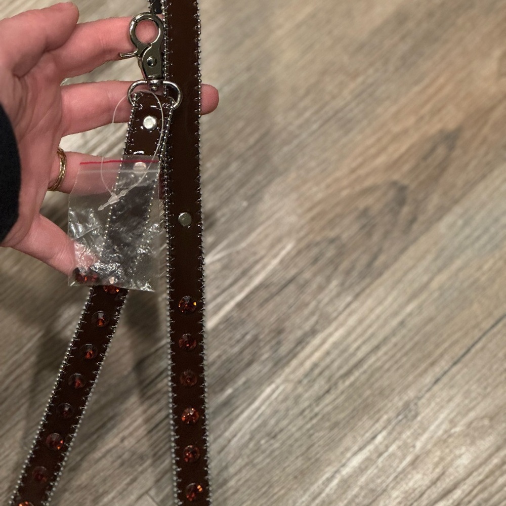 Brown Rhinestone Dog Leash - Picture 12 of 12